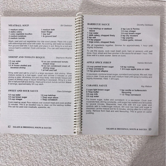 Vintage Blindman River Community  Hall Society Our Favourite Recipes Cookbook - Picture 8 of 15